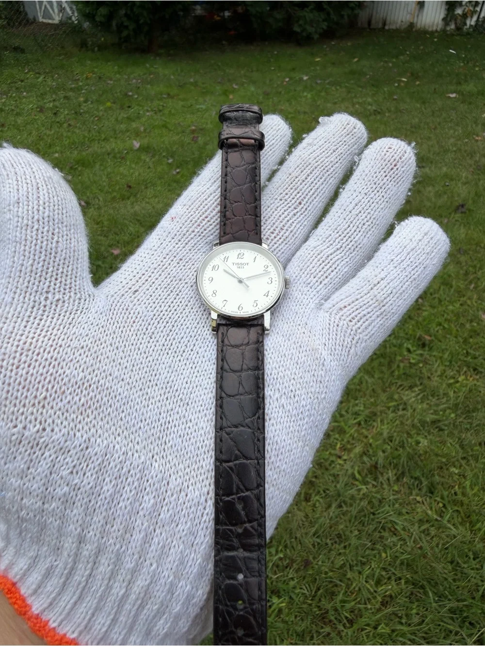 Tissot Everytime Small 30mm Watch T109210A White Dial Arabic Leather Sapphire